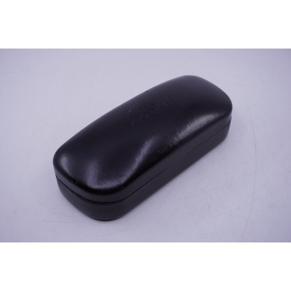COACH New York Black Hard Clamshell Eye Glass Case Only - Picture 2 of 4